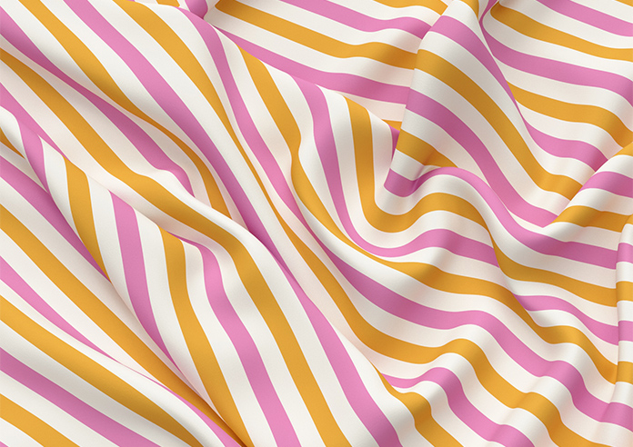The British Stripe Co. Catherine, Notting Hill No.2 - Twist&Fit Roman Blind - Image 4